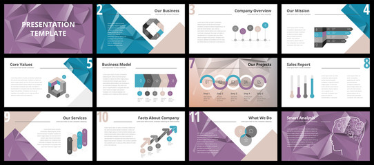 Business presentation templates