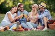 © ivanko80 - Happy young friends having picnic in the country