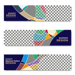 Wall Mural - banner, abstract web template