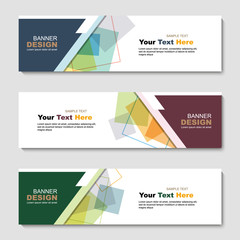Wall Mural - banner, abstract web template