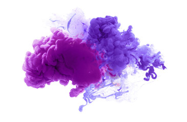 Wall Mural - acrylic colors and ink in water. abstract background.