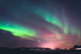 Fototapeta Tęcza - Aurora borealis Lofoten