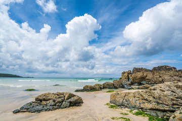 Wall Mural - Empty beach in St. Ives