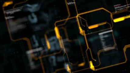 Poster - 4k abstract background circuit electronic line for technology concept with shallow depth of field da