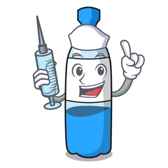 Sticker - Nurse water bottle character cartoon