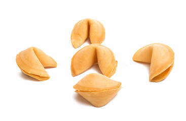 Wall Mural - fortune cookie isolated