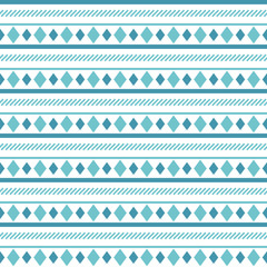 Wall Mural - Vector seamless abstract tribal pattern. 