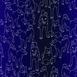 seamless Shiba Inu pattern where the Shiba Inu is one of the famous dog in Japan. suitable for fabric, packaging and wallpaper.