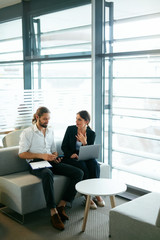 Wall Mural - Business People Working In Modern Office