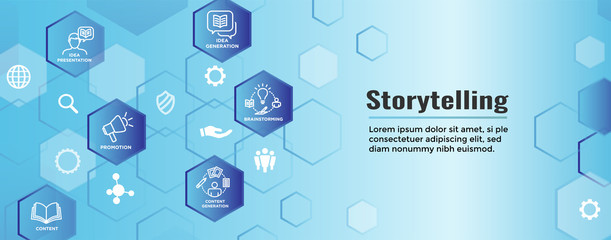 brand concepting and brainstorming web header banner with photos & person, etc