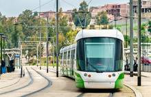 City Tram In Constantine, Algeria