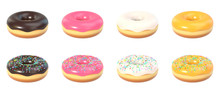 Delicious Colorful Donut Set