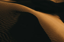 Magnificent Desert Dunes At Sunset
