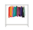 clothes rail. vector shop display  element. 