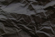 Black paper crumpled texture background , Creative Design Templates