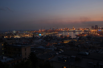 panorama of Genoa