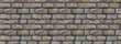 © Kai Beercrafter - narrow panoramic background lime gray stone series of weathered blocks base wall of the castle old weathered surface