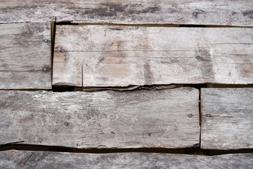 Texture of the wooden wall for background