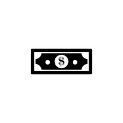 Poster - dollar bill icon. Element of banking and finance icon for mobile concept and web apps. Glyph style dollar bill icon can be used for web and mobile. Premium icon