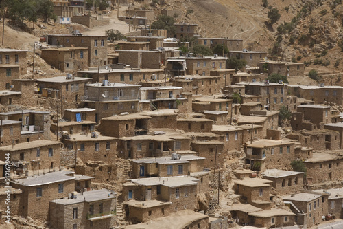 Houses of Palangan, Kurdish village in Iran Fototapete