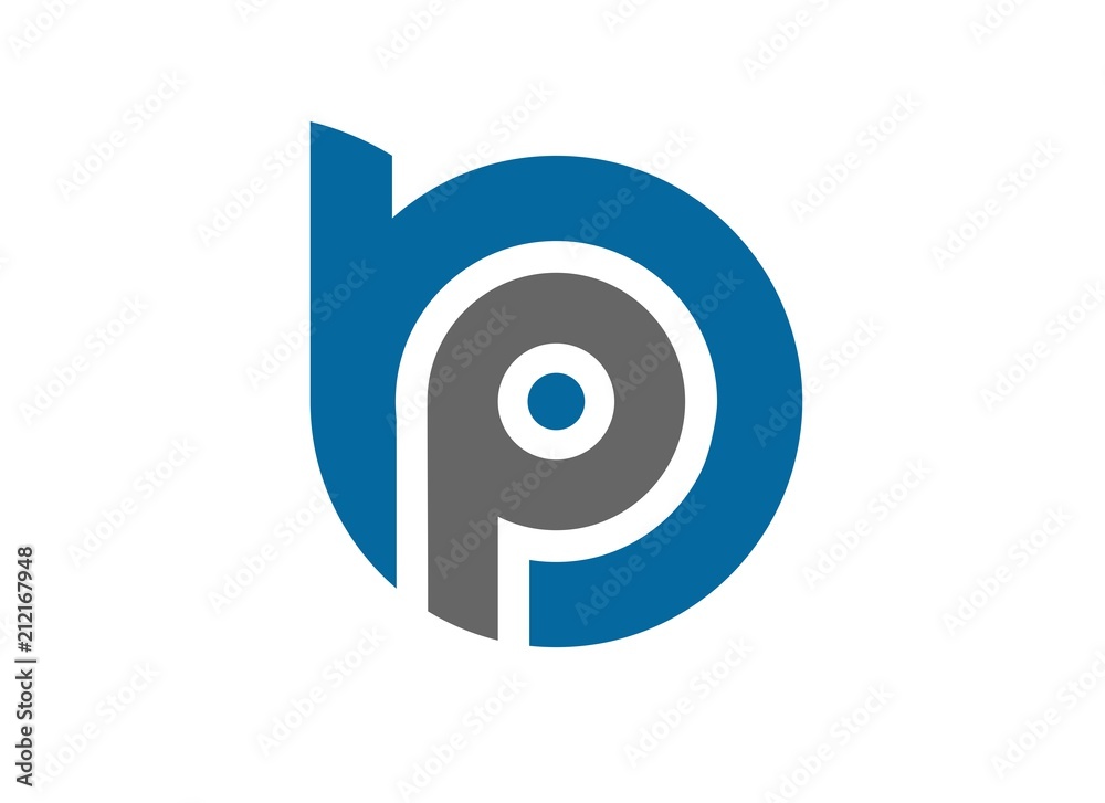 bp pb logo icon template Stock Vector | Adobe Stock