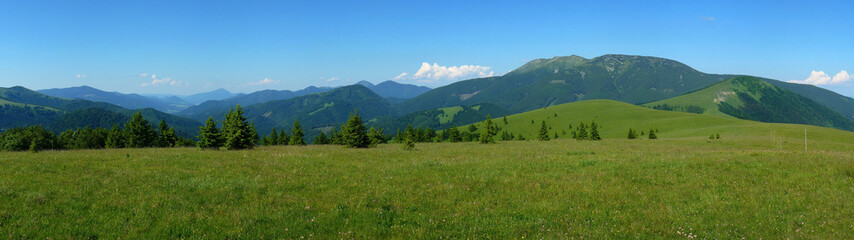 3840x1080 Wallpaper Mountains Summer