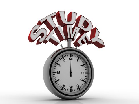 3d illustration stopwatch