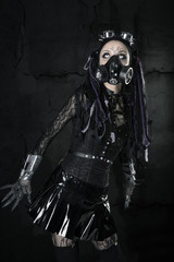 Poster - Cyber-Gothic girl