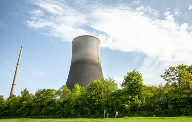 Decommissioned nuclear power plant Muelheim-Kaerlich Germany