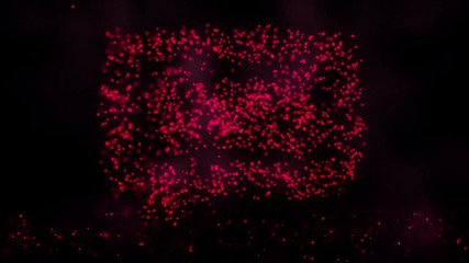 Aufkleber - Abstract SMS animation. Formation of SMS sign from dots on black background