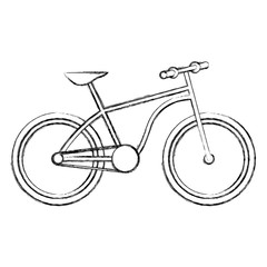 retro bicycle isolated icon vector illustration design