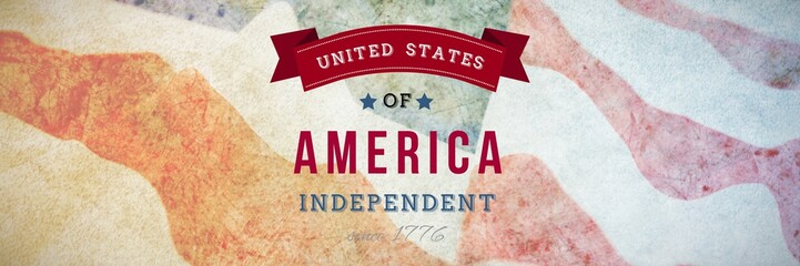 Poster - Composite image of independence day graphic