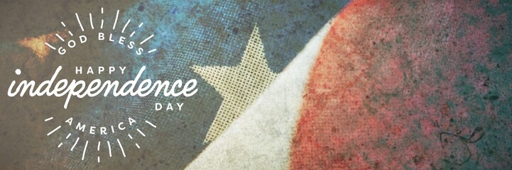 Poster - Composite image of happy independence day