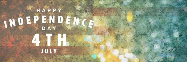 Poster - Composite image of happy independence day