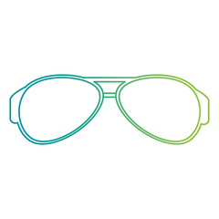 Canvas Print - eye glasses isolated icon