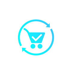 Poster - order processing icon