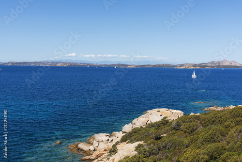 Fotografie, Obraz the coast of Baja Sardinia, in Sardinia, Italy