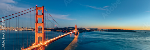 Zdjęcie XXL Golden Gate Bridge zmierzch, San Fransisco Kalifornia