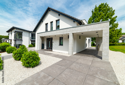Fotomural Einfamilienhaus - Haus für die Familie