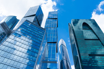 Wall Mural - skyscrapers of the Moscow city business center