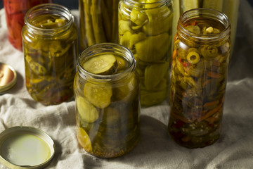 Sticker - Homemade Pickled Vegetables in Jars