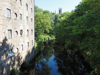 Poster - Water of Leith river in Dean village in Edinburgh