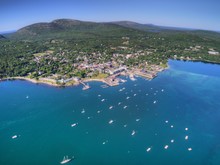 Bar Harbor Is A Tourist Town On The Maine Coast By Acadia National Park