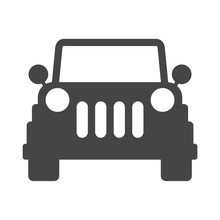 Offroad SUV Car Icon