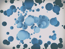 Blue Spheres, Illustration
