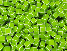 Green Cubes, Illustration