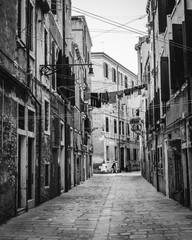 Naklejka na meble Walking the streets of Venice, Italy