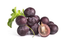 Grapes On A White Background
