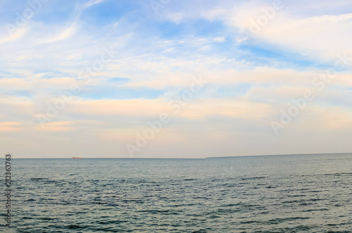 Photographie Seascape during the sunset in the Odesa of Ukraine