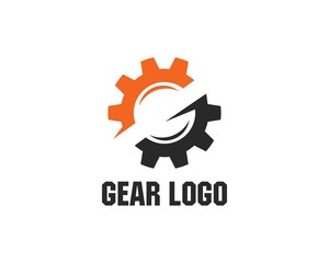 Canvas Print - Gear Logo Template